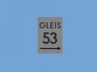 Schild Gleis53