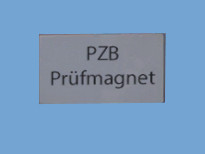 Schild Pruefmagnet