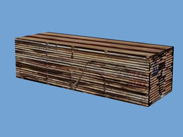 Holzstapel 3x9
