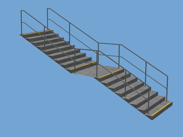 NRGF Bahnsteig Treppe 1