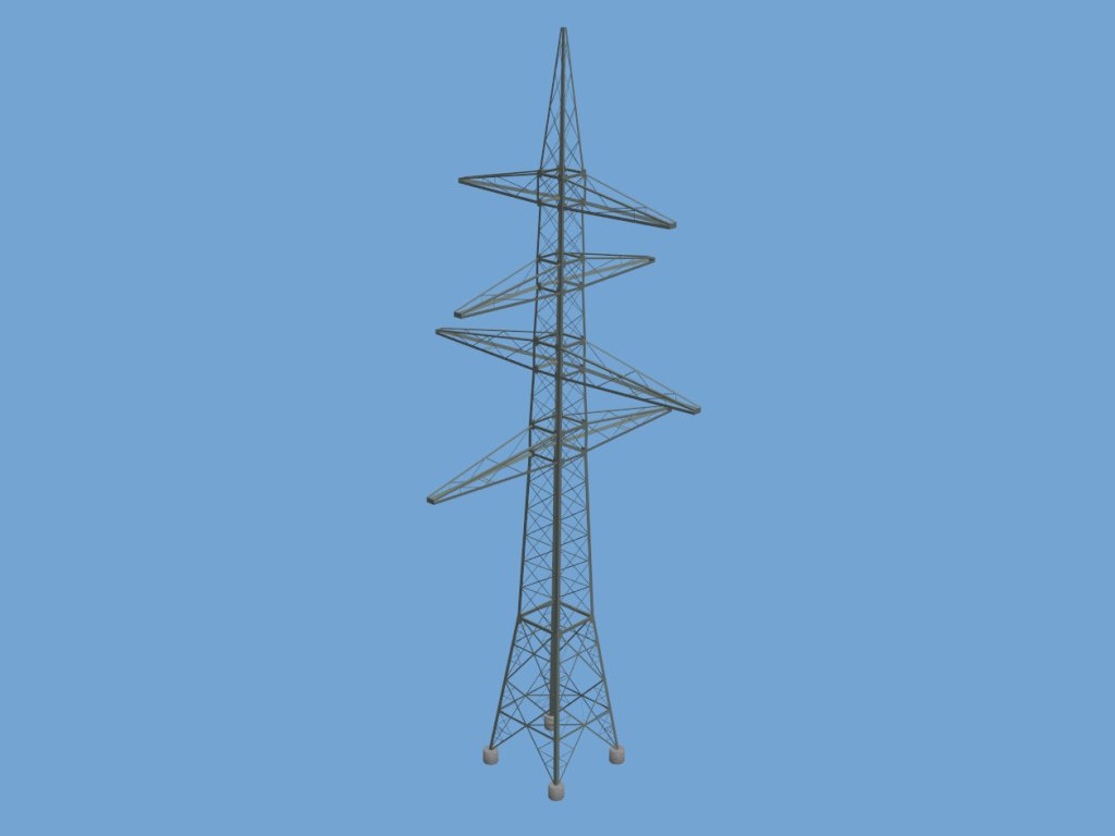 AbzweigMast 110kV 46M 2Tr 2Q 21m