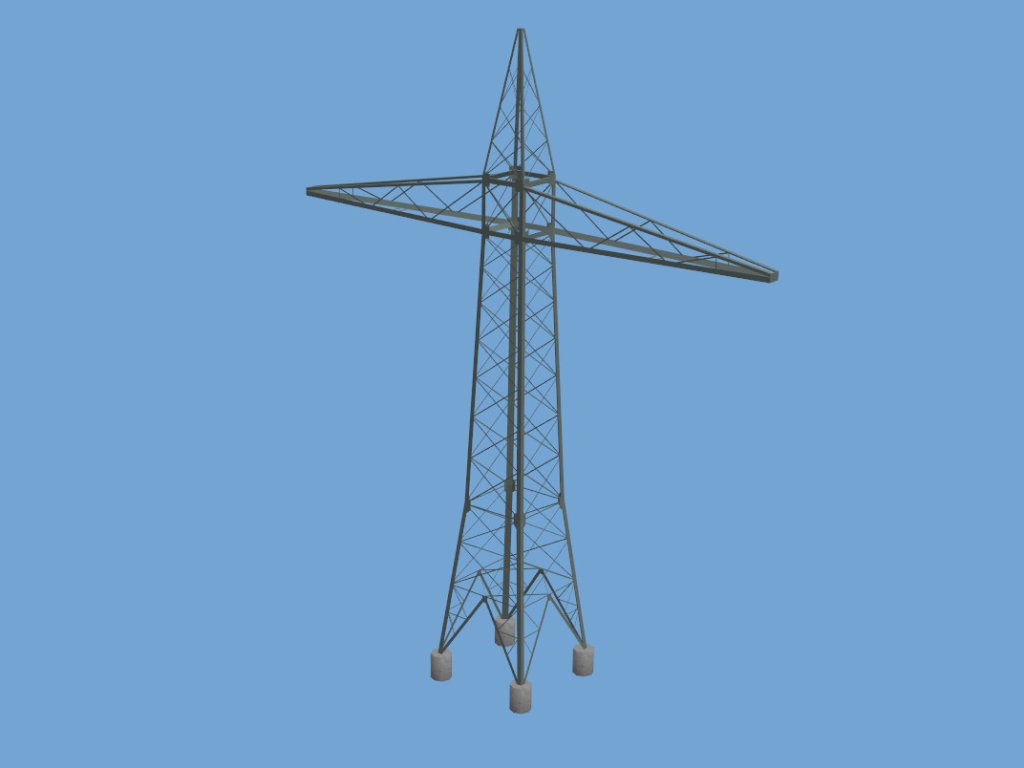 AMast 110kV 23m 20m 1Tr