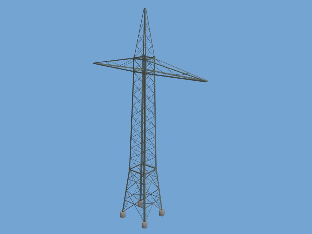 AMast 110kV 35m 22m 1Tr