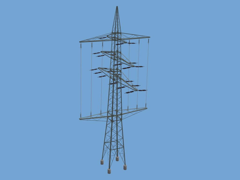 AMast 110kV 48M 3Tr 2Q 25m
