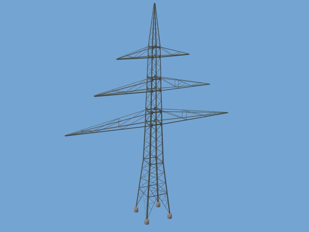 Mast220kV 43m 38m 3Tr