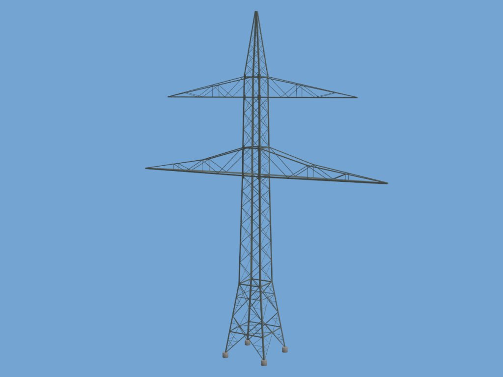 Mast 380kV 50m 40m 2Tr
