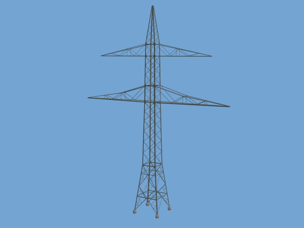 Mast 380kV 52m 40m 2Tr
