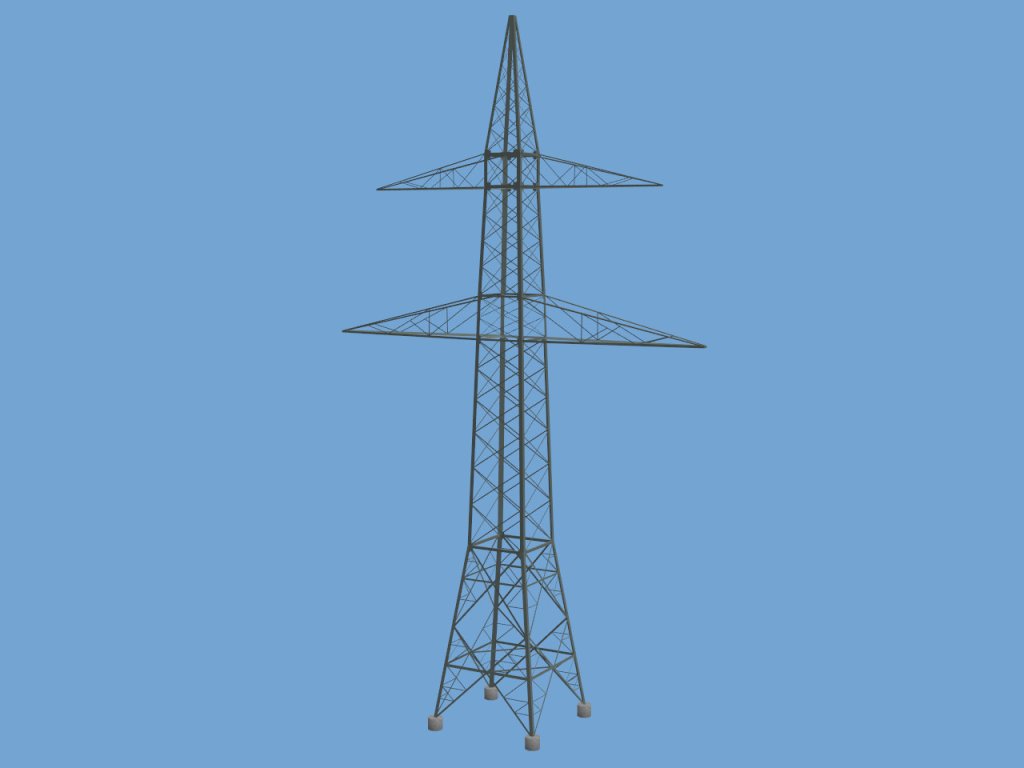 Mast 380kV 54m 32m 2Tr