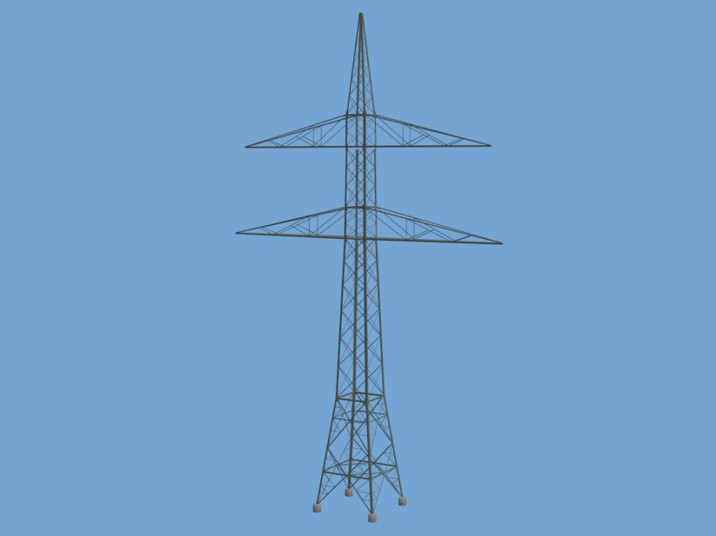 Mast 380kV 61m 38m 2Tr