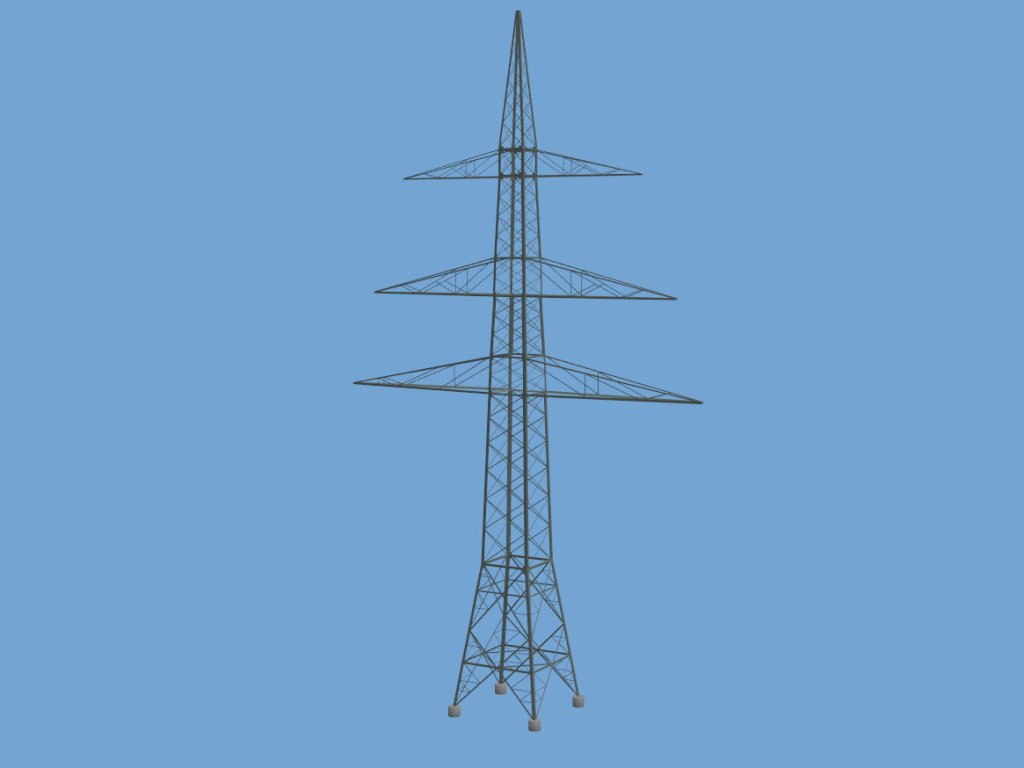 Mast 380kV 65m 37m 3Tr