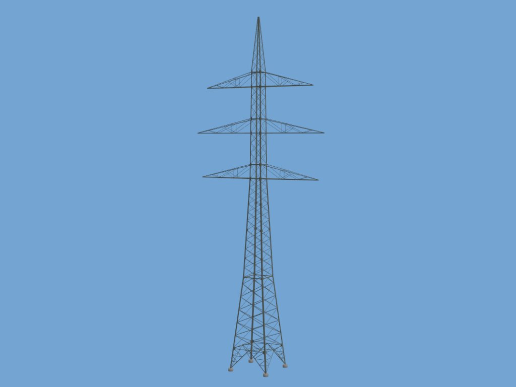 Mast 380kV 81m 34m 3Tr