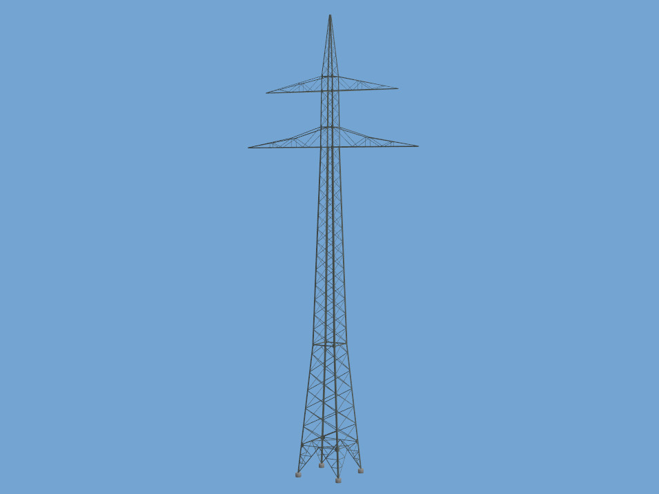 Mast 380kV 94m 40m 2Tr