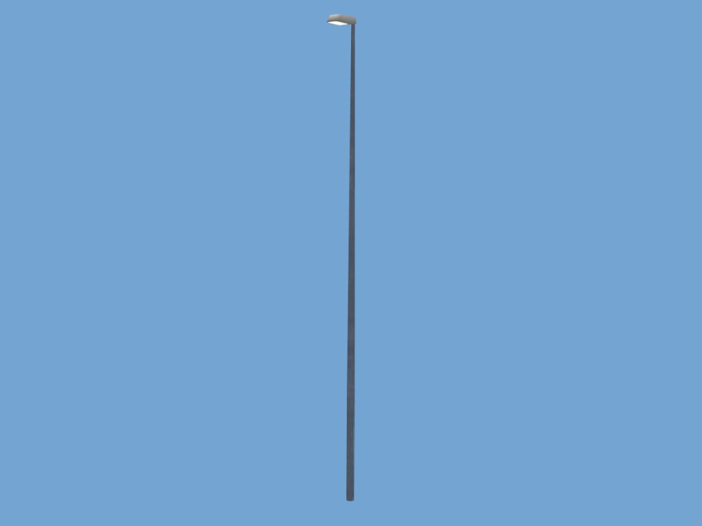 Bnstg Leuchte 1-seitig 6m