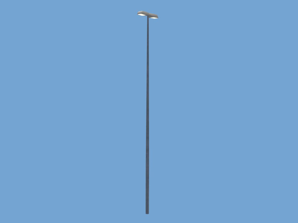 Bnstg Leuchte 2-seitig 6m