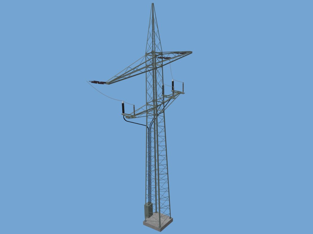 EndMast110kV 33m 18m 1Tr B
