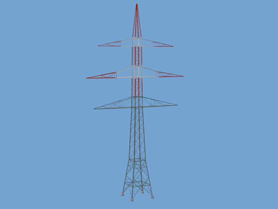 Abspannmast RW 71m 40m 3Tr