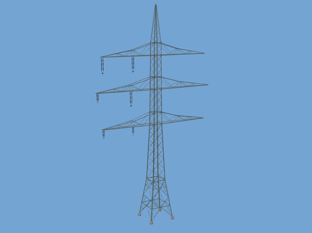 Tragmast 73m 44m 3Tr