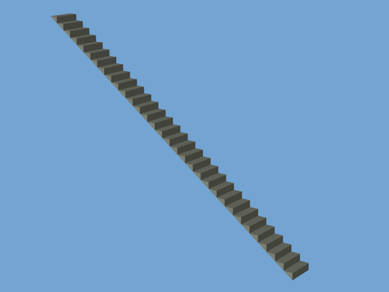 Treppe 1m