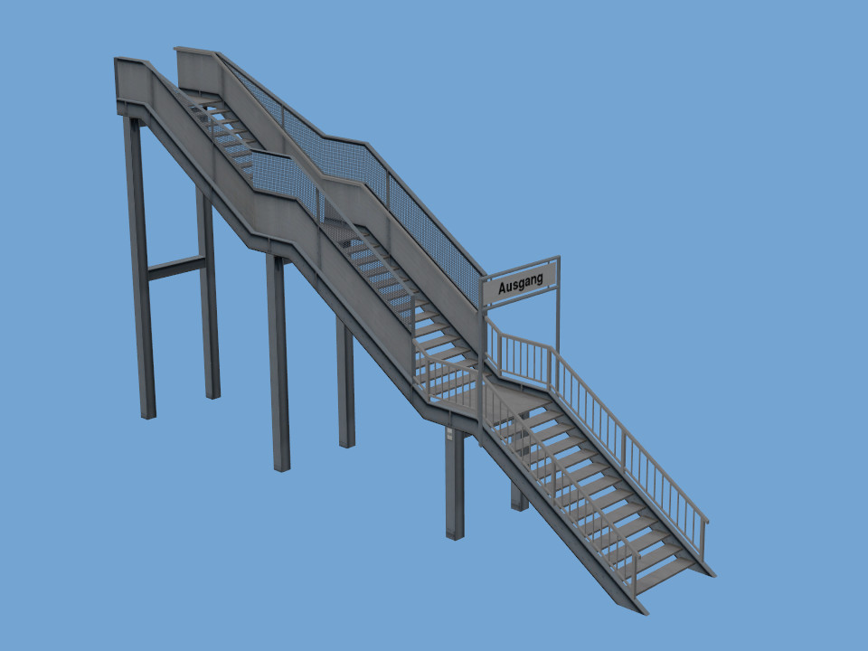 Bahnsteigtreppe