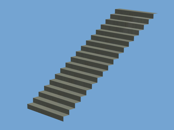 Treppe 2m 3m24