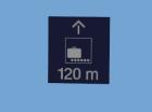 MA Schild Gepaeckband 120m
