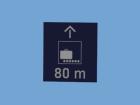MA Schild Gepaeckband 80m