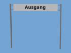 Schild Ausgang Schild Ausgang